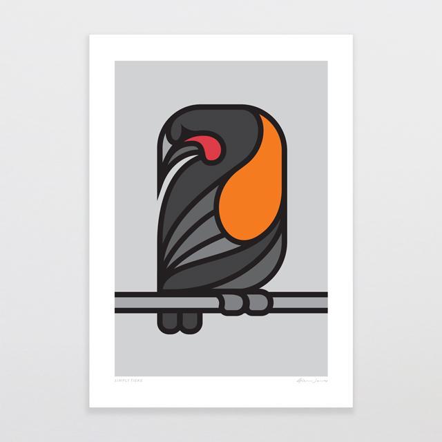 Simply Tieke Art Print-Glenn Jones Art