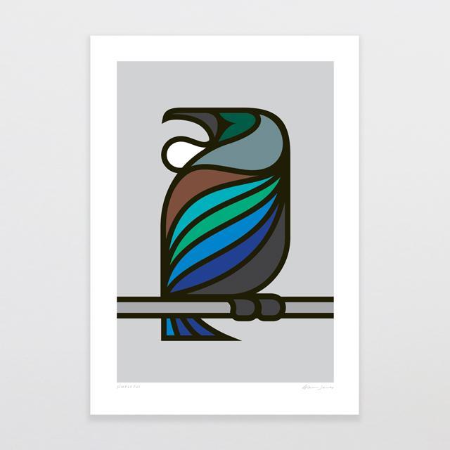 Simply Tui Art Print-Glenn Jones Art