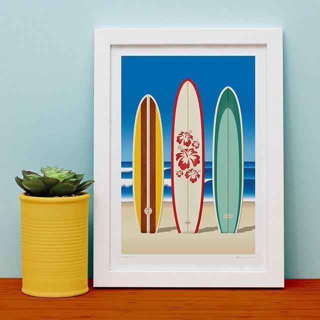 Surf's Up Art Print-Glenn Jones Art