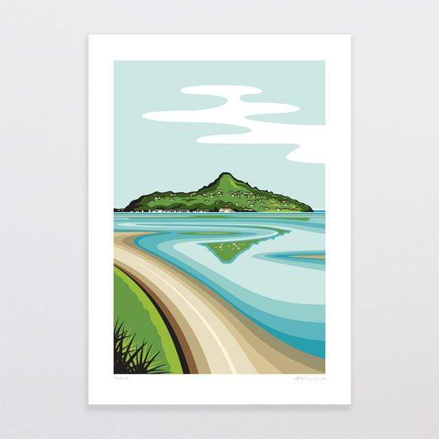 Glenn Jones Art Tairua Art Print Art Print A4 Print / Unframed