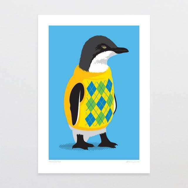 Trendsetter Boy Art Print-Glenn Jones Art