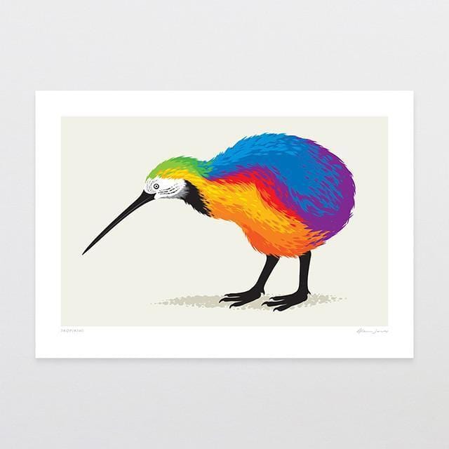 Tropokiwi Art Print-Glenn Jones Art