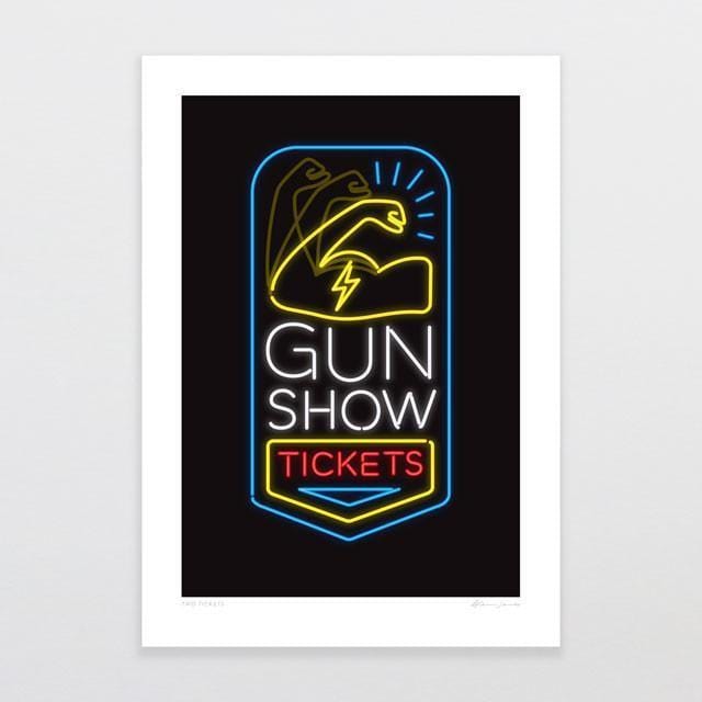Two Tickets Art Print-Glenn Jones Art