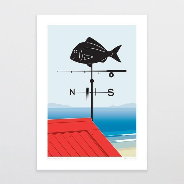 Where The Wind Blows Art Print-Glenn Jones Art