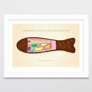Glenn Jones Art Anatomical Study Art Print Art Print A4 Print / White Frame