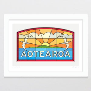Aotearoa Window Art Print-Glenn Jones Art