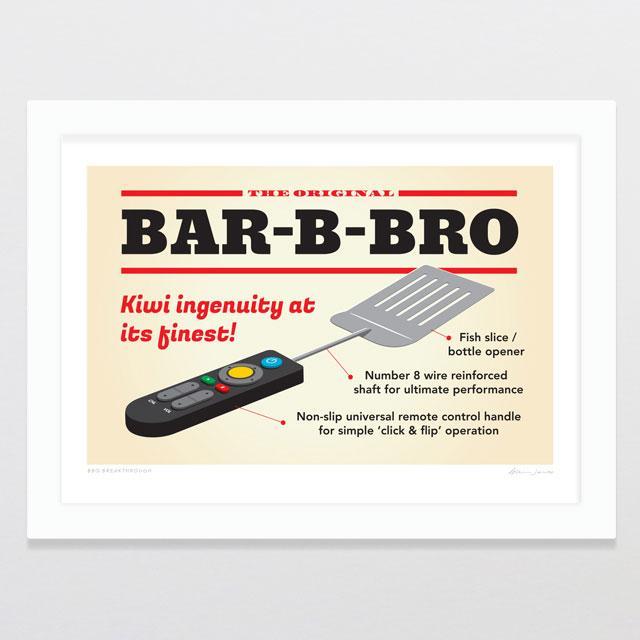 BBQ Breakthrough Art Print-Glenn Jones Art