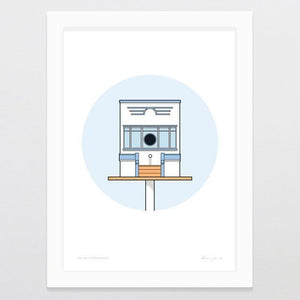 Birdhouse Art Deco Art Print-Glenn Jones Art