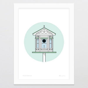 Birdhouse Villa Art Print-Glenn Jones Art