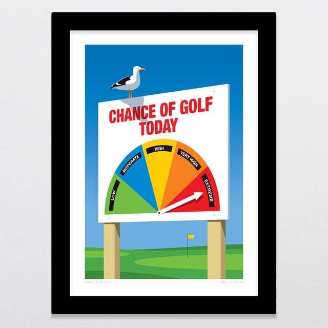 Chance Of Golf Art Print