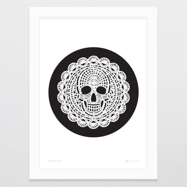 Death By Doily Art Print-Glenn Jones Art