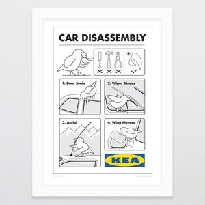 Disassembly Art Print-Glenn Jones Art