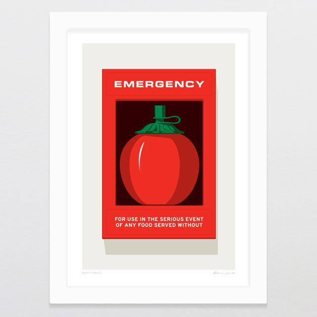 Don't Panic Art Print-Glenn Jones Art