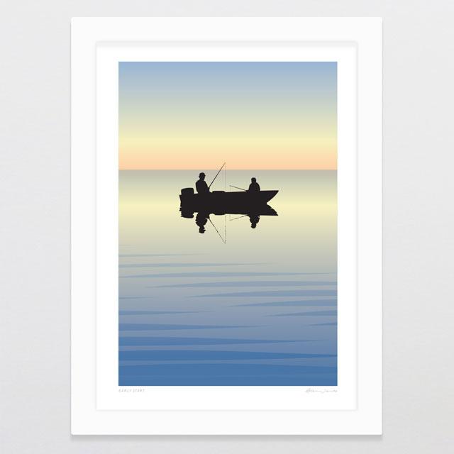 Early Start Art Print