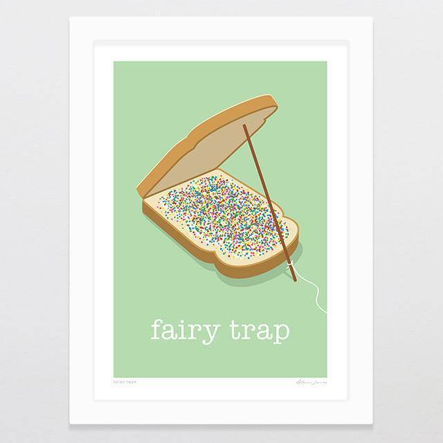 Fairy Trap Art Print-Glenn Jones Art