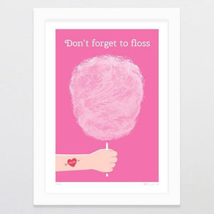 Floss Art Print-Glenn Jones Art