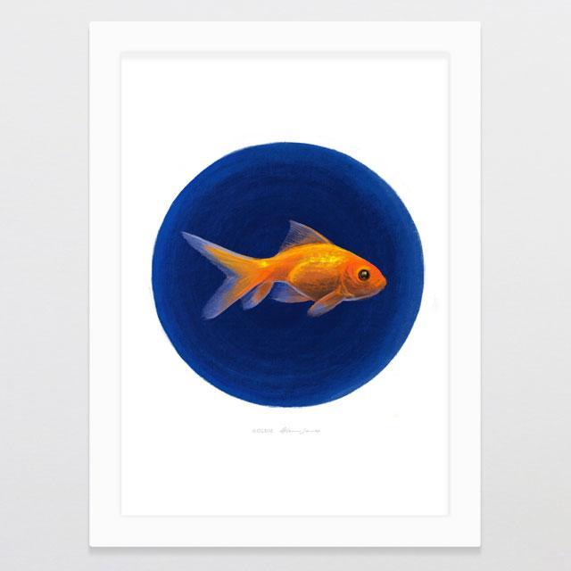 Goldie Art Print-Glenn Jones Art