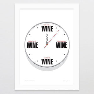 Greenwich Wine Time Art Print-Glenn Jones Art
