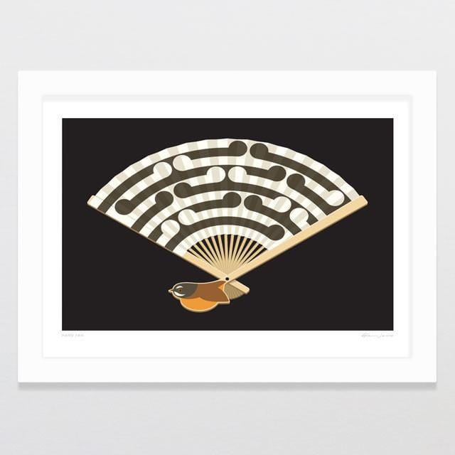 Hand Fan Art Print-Glenn Jones Art