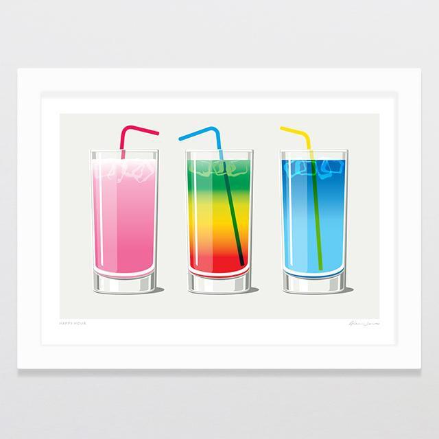 Happy Hour Art Print-Glenn Jones Art