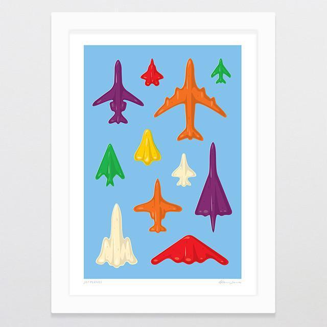 Jet Planes Art Print-Glenn Jones Art