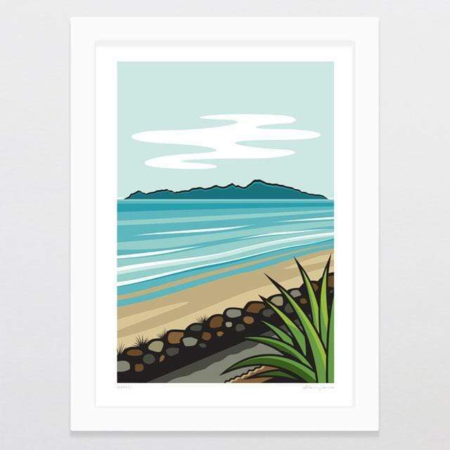 Glenn Jones Art Kapiti Art Print Art Print A4 Print / White Frame