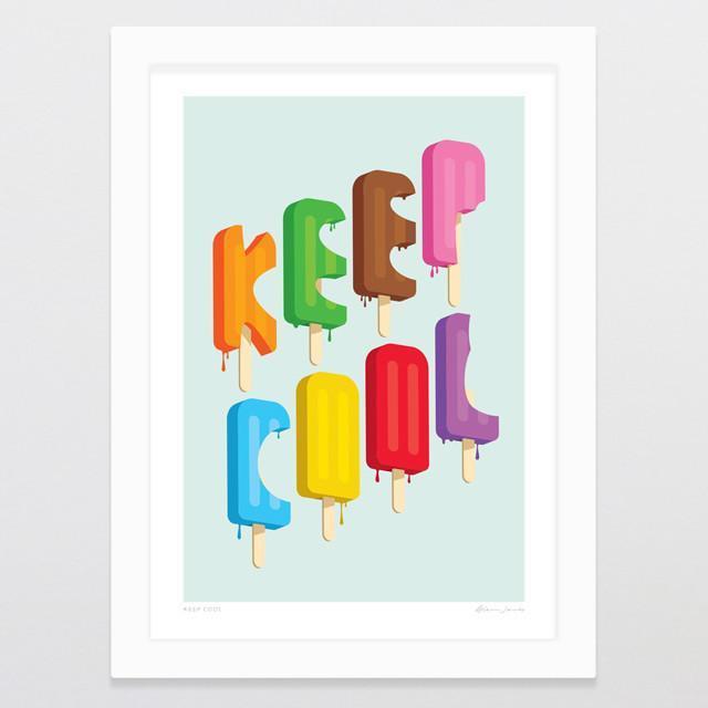 Keep Cool Art Print-Glenn Jones Art