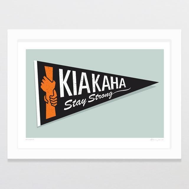 Kia Kaha Art Print-Glenn Jones Art