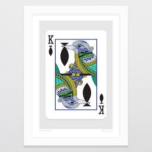 King Of Fishers Art Print-Glenn Jones Art