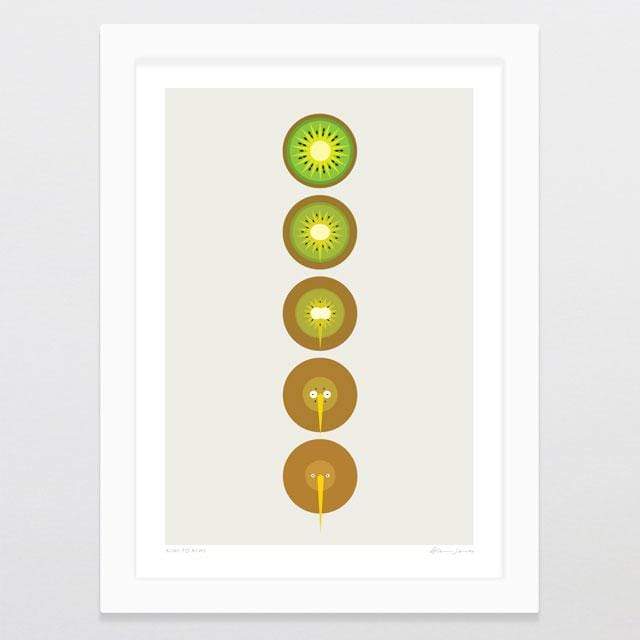 Kiwi To Kiwi Art Print