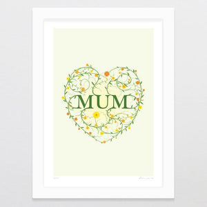 Mum Art Print-Glenn Jones Art