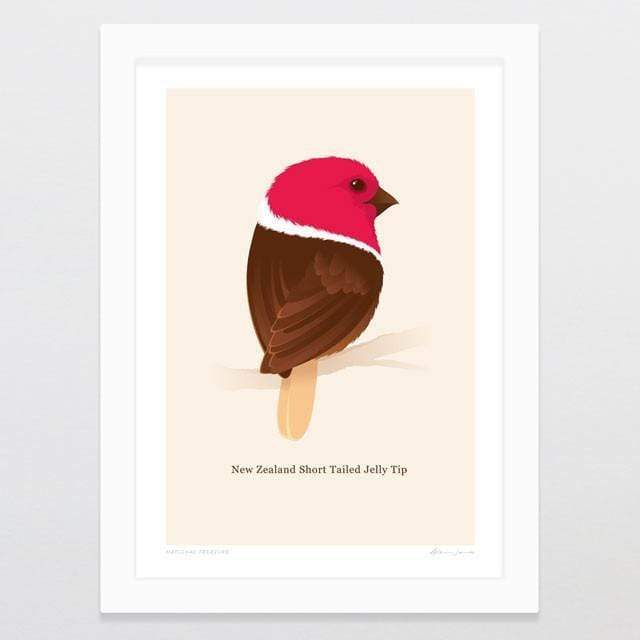 Glenn Jones Art National Treasure Art Print Art Print A4 Print / White Frame