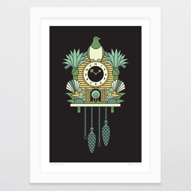 Native Cuckoo Art Print-Glenn Jones Art