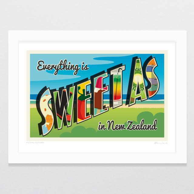 Picture Postcard Art Print-Glenn Jones Art