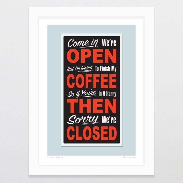 Priority Service Art Print-Glenn Jones Art