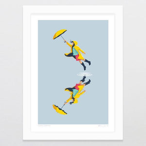 Puddle Jumping Art Print-Glenn Jones Art