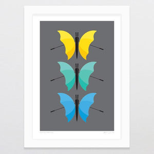 Rain Butterflies Art Print-Glenn Jones Art