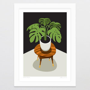 Retro Corner Art Print-Glenn Jones Art