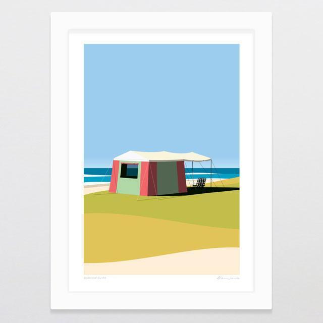 Seaview Suite Art Print-Glenn Jones Art