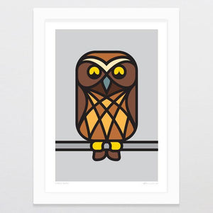 Simply Ruru Art Print-Glenn Jones Art