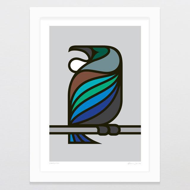 Simply Tui Art Print-Glenn Jones Art