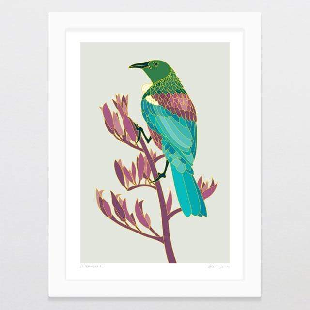 Stitchwork Tui Art Print