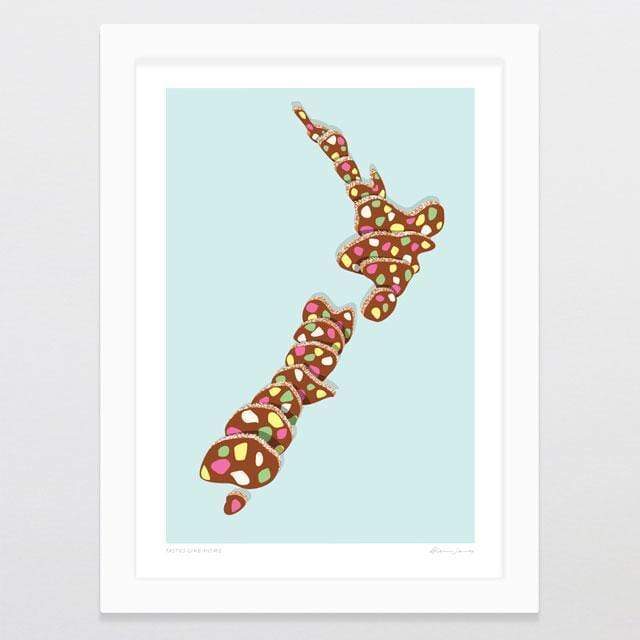 Glenn Jones Art Tastes Like Home Art Print Art Print A4 Print / White Frame