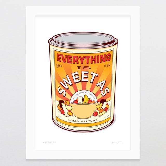 The Good Stuff Art Print