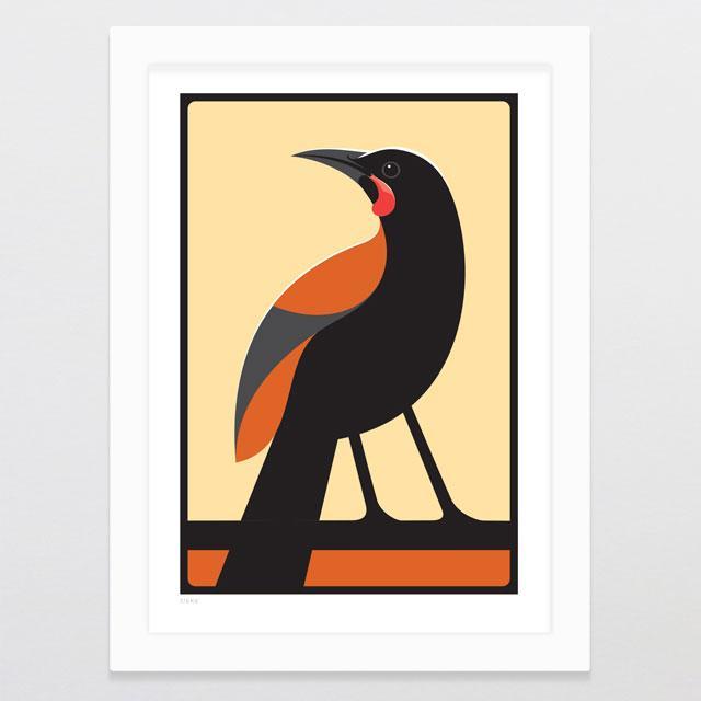 Tieke Art Print-Glenn Jones Art