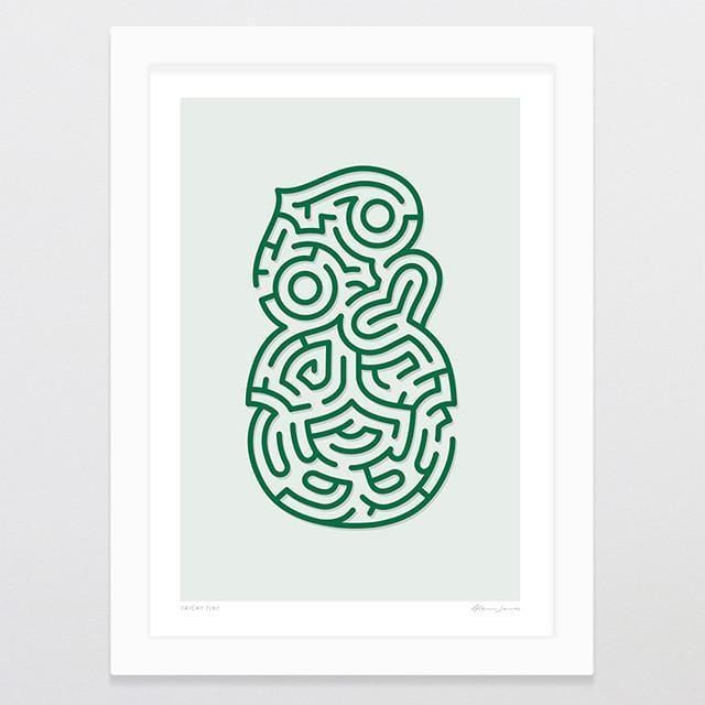 Tricky Tiki Art Print-Glenn Jones Art