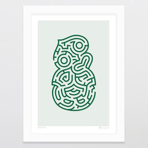 Tricky Tiki Art Print-Glenn Jones Art