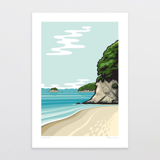 Glenn Jones Art Kaiteriteri Art Print Art Print A4 / Unframed