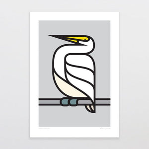 Glenn Jones Art Simply Kotuku Art Print Art Print A4 / Unframed