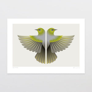 Glenn Jones Art Two Tauhou Art Print Art Print A4 / Unframed